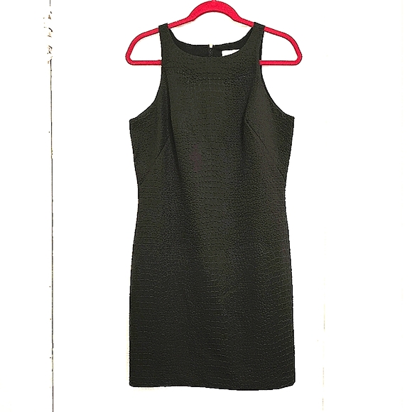 Amanda Uprichard Dresses & Skirts - Amanda Uprichard Faux Reptile Sleeveless Racerback Dress – Black, Size Large